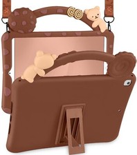 iPad 9th/8th/7th Generation Case 10.2 Inch Cute Kawaii Cover 3D Cartoon Silicone picture