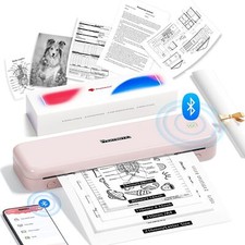Phomemo M834 Portable Printer Inkless Thermal Printers Support 8.5 x 11