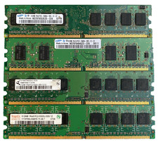 DDR2 SDRAM PC5300U5-555 667MHz PC Computer Memory Samsung Hynix 512MB 2GB Total picture