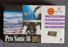 Media Vision Pro Sonic 16 ISA Sound Card (Jazz16, OPL3, Retro, 1993, Original Box) picture