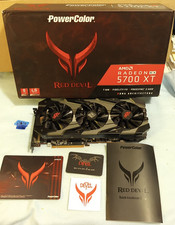 PowerColor Red Devil RX 5700 XT AMD Radeon Full RGB– Serviced, Tested, box picture
