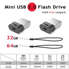 32GB 64GB Mini USB 2.0 Flash Drive Thumb Memory Stick U Disks For PC Laptop Lot picture