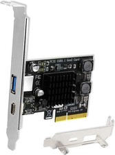 FebSmart 1X USB-A & 1X USB-C 10Gbps Ports PCIE USB 3.1 Gen 2 Card FS-AC-Pro picture