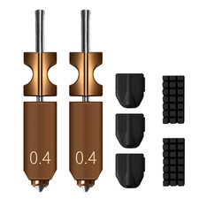 2 Pcs 0.4MM Integrated Adventurer 5X Nozzle Kit for Flashforge AD5X 3D Printe picture