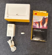 KODAK Dock Printer PD460 Portable Instant 4x6 Photo Printer Bluetooth w Paper picture