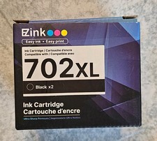 E-Z Ink 702XL Black Ink Cartridges for Epson set of 2 picture