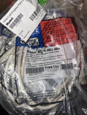 N201003wh Cat6 Gigabit White Stables Patch Cable 3ft picture