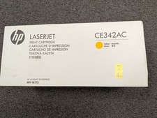 HP 651A CE342AC Yellow Toner Cartridge 700 Color MFP M775 Genuine New Sealed Box picture