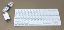 Anker A7721 Ultra Compact Bluetooth Keyboard White Wireless - EUC picture