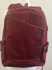 Kingslong Laptop Backpack Burgundy Unisex Casual picture