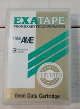 Exabyte exatape 170m AWE 8mm data cartridge data cartrdige 20gb of uncompress. picture