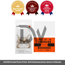 XIAOMI Portabl Photo Printer 1&1S Dedicated photo stickers 20sheets picture