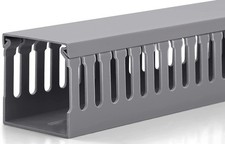 3x3in Cable Raceway, 6.6FT(2xL3.2FT) Large Wire Tray, Cord Hider for Network Cab picture