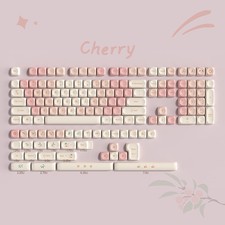 XVX MOA Sakura Pink PBT Keycap Set 143-Key Dye-Sub Gaming Mechanical Keyboard picture