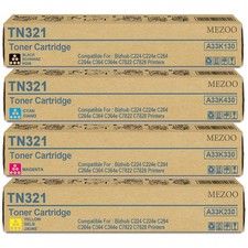 MEZOO TN-321 TN321 Toner Cartridge High Yield TN321K TN321C TN321M TN321Y Toner picture