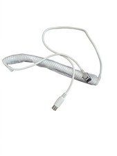 IBM  Compatible Model M Keyboard Cable SDL to AT Connector Coiled  6' picture