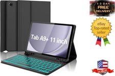 Galaxy Tab A9 plus Case with Keyboard, Touch Keypad for Samsung A9+ Tablet 2023, picture