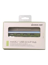 IOGEAR Met(AL) USB 3.0 4-Port Hub -  GUH304 - No Power, New-in-box picture