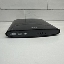 LG Portable Super Multi Drive Model GP08NU6B External DVD Rewriter Only Tested picture