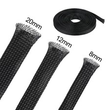 3m PET Braided Cable Sleeve: Expandable Wire Mesh Sleeve for Cable Management picture
