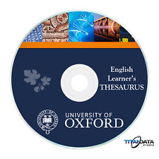 OXFORD LEARNER'S THESAURUS PC CD-ROM - Dictionary of Synonyms - Windows 10 picture