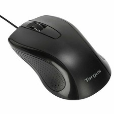 Targus Full-Size Optical Wired Mouse, Black (AMU81AMGL) picture