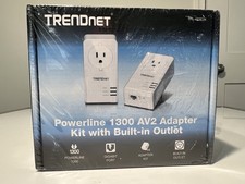 TRENDnet Powerline 1300 AV2 Adapter Kit, TPL-422E2K, Includes 2 x TPL-422E picture