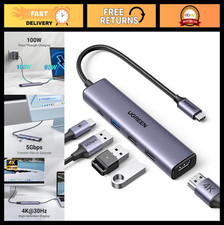 5-in-1 USB C Hub Multiport Adapter, 4K HDMI, 100W Power Delivery, Fast Data Tran picture