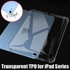 Clear Rubber Case Shockproof Cover For iPad 5/6/7/8/9/10th Gen Air 4/5 10.9 Mini picture