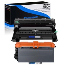 1PK TN750 Toner Cartridge +1PK DR720 Drum for Brother MFC-8510DN 8710DW 8110DN picture