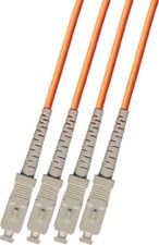 Direct Burial Outdoor SC 4 Strand Fiber Optic Cable Multimode 62.5/125 200M picture