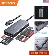 5-in-1 USB 3.0 Card Reader - 5Gbps Transfer, Reads Multiple Cards Simultaneously picture
