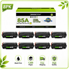 8x Toner Cartridge BK For HP CE285A 85A Laserjet P1102 P1102W M1212nf M1217nfw picture