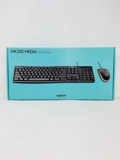 Logitech MK200 Media USB Wired Keyboard & Optical Mouse Combo, 920-002714 - NEW picture