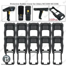 10Pcs Protective Rubber Cover for Zebra MC3300 MC330K Scanner PN:SG-MC33-RBTG-01 picture