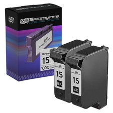 Reman replacement for 2pk HP15 Inkjet Cartridges (C6615DN #15) picture
