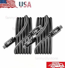 2PCS Type-C woven cable, 240W 6.6 feet (2 meters) data cable PD240C-240W USK picture