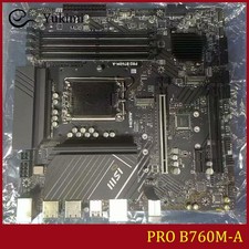 FOR MSI PRO B760M-A DDR5*4 LGA 1700 256GB HDMI DisplayPort mATX Ｍotherboard Test picture