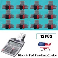 12pcs IR-40T Black & Red Calculator Ink Rollera for CP13 NR42 IR40T Sharp Casio picture