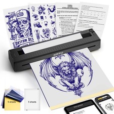 2026 New 2 in 1 Tattoo Stencil & Document Printer, Wireless Bluetooth Therma Pri picture