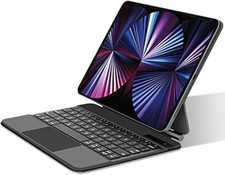 Keyboard TrackPad Case, Magnetic, Lighted, for iPad Air 13 inch, 12.9 2022 Black picture