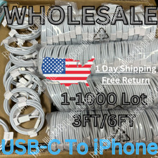 Wholesale Lot Fast Charger USB C Type-C PD Cable For iPhone 14 13 12 11 Pro Max picture