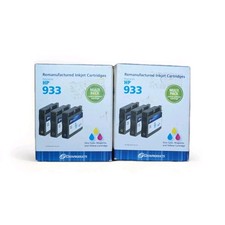2 PACK DataProducts Ink Replacement HP933 Cyan Magenta Yellow picture