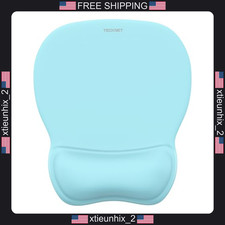 Ergonomic Gel Mouse Pad with Wrist Rest, Non-Slip PU Base, 10.6x9 inches picture