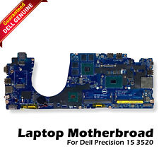 Dell OEM Precision 15 3520 Motherboard with Intel i5 Quad Core 2.5GHz CPU C2731 picture