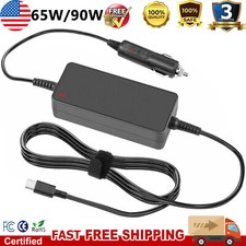 PD 90W/65W Car Cigarette Lighter Socket to USB-C Type-C Power Supply Adapter  picture