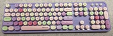 UBOTIE Sweet Wireless Keyboard Full Size Bluetooth Colorful Design picture