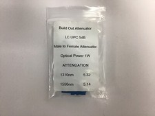 4 NEW LC/UPC-5dB Singlemode Male to Female Optical Fiber Attenuator 5DB 1W picture
