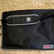 STM Padded Black/Gray Solid Laptop Shoulder Messenger Bag with Strap picture