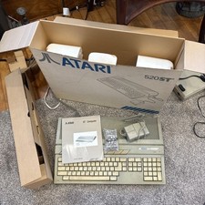 Atari 520 ST w orig box, manual, mouse, switch  picture